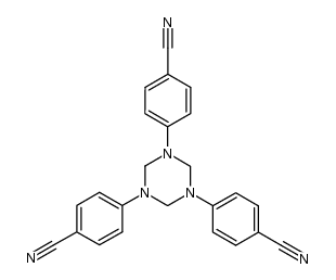 4,4',4''-(1,3,5-triazinane-1,3,5-triyl)tribenzonitrile Structure