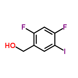 (2,4-Difluoro-5-iodophenyl)methanol结构式