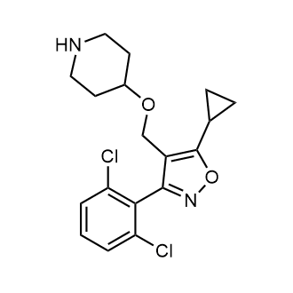 4-{[5-Cyclopropyl-3-(2,6-dichlorophenyl)-1,2-oxazol-4-yl]methoxy}piperidine picture