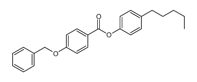 (4-pentylphenyl) 4-phenylmethoxybenzoate Structure