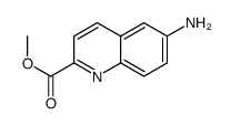 2-Quinolinecarboxylicacid,6-amino-,methylester(9CI) Structure