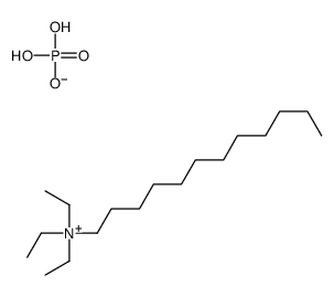 dihydrogen phosphate,dodecyl(triethyl)azanium结构式
