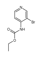 ethyl 3-bromo-4-pyridinecarbamate Structure