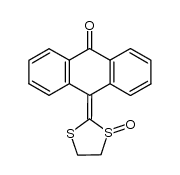 10-(1,3-Dithiolan-2-yliden)anthron-S-oxid结构式