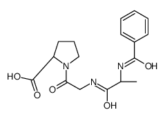 Benzoyl-ala-gly-pro Structure