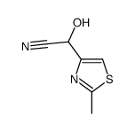 4-Thiazoleacetonitrile,-alpha--hydroxy-2-methyl-结构式