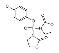 3-[(4-chlorophenoxy)-(2-oxo-1,3-oxazolidin-3-yl)phosphoryl]-1,3-oxazolidin-2-one结构式