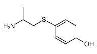 4-hydroxy-alpha-methylphenyl-2-aminoethylsulfide structure