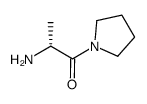 (2R)-2-amino-1-(1-pyrrolidinyl)-1-Propanone结构式