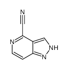 1H-pyrazolo[4,3-c]pyridine-4-carbonitrile结构式