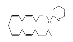 (Z,Z,Z,Z)-1-(tetrahydropyranyloxy)-4,7,10,13-nonadecatetraene Structure