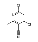 4,6-二氯-2-甲基烟腈结构式