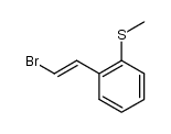 1-bromo-2-(o-methylthiophenyl)-ethylene结构式