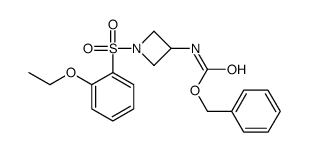benzyl N-[1-(2-ethoxyphenyl)sulfonylazetidin-3-yl]carbamate结构式