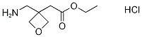 Ethyl 2-(3-(aminomethyl)oxetan-3-yl)acetate hydrochloride picture