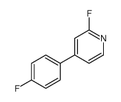 2-fluoro-4-(4-fluorophenyl)pyridine结构式