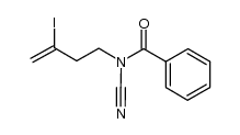 N-cyano-N-(3-iodobut-3-en-1-yl)benzamide Structure