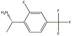 (1S)-1-[2-FLUORO-4-(TRIFLUOROMETHYL)PHENYL]ETHYLAMINE Structure
