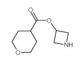 3-Azetidinyl tetrahydro-2H-pyran-4-carboxylate Structure