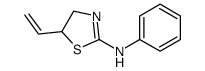 N-(5-vinyl-1,3-thiazolidin-2-ylidene)phenylamine Structure