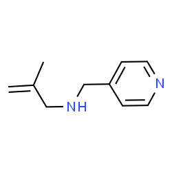 2-Methyl-N-(4-pyridinylmethyl)-2-propen-1-amine Structure