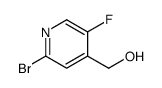 (2-bromo-5-fluoropyridin-4-yl)methanol structure