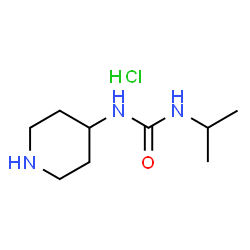 1-Isopropyl-3-(piperidin-4-yl)urea hydrochloride Structure