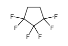 1,1,2,2,3,3-hexafluorocyclopentane Structure