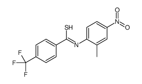N-(2-methyl-4-nitrophenyl)-4-(trifluoromethyl)benzenecarbothioamide Structure