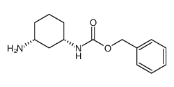 ((1S,3R)-3-氨基环己基)氨基甲酸苄酯结构式
