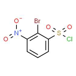 2-Bromo-3-nitrobenzene-1-sulfonyl chloride Structure