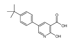 5-(4-tert-butylphenyl)-2-oxo-1H-pyridine-3-carboxylic acid Structure