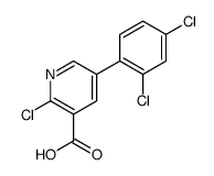 2-chloro-5-(2,4-dichlorophenyl)pyridine-3-carboxylic acid结构式
