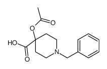 4-(acetyloxy)-1-benzylpiperidine-4-carboxylic acid structure