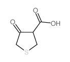 3-Thiophenecarboxylicacid,tetrahydro-4-oxo-(9CI) Structure