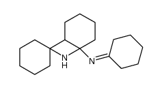 (1R,6S)-N-cyclohexylidene-7-azaspiro[bicyclo[4.2.0]octane-8,1'-cyclohexan]-6-amine结构式