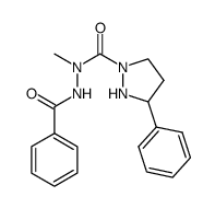 N'-benzoyl-N-methyl-3-phenylpyrazolidine-1-carbohydrazide结构式