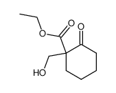 ethyl 1-(hydroxymethyl)-2-oxocyclohexanecarboxylate结构式
