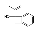 1-(1-methylethenyl)benzocyclobuten-1-ol Structure