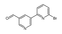 5-(6-bromopyridin-2-yl)pyridine-3-carbaldehyde Structure