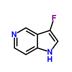 3-Fluoro-1H-pyrrolo[3,2-c]pyridine结构式