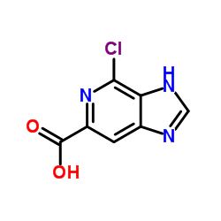 4-Chloro-1H-imidazo[4,5-c]pyridine-6-carboxylic acid Structure