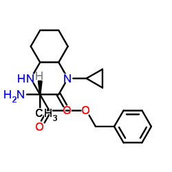 Benzyl {2-[alanyl(cyclopropyl)amino]cyclohexyl}carbamate Structure