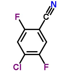 4-Chloro-2,5-difluorobenzonitrile Structure
