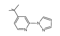 4-(tert-Butyl)-2-(1H-pyrazol-1-yl)pyridine structure