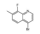 4-bromo-8-fluoro-7-methylquinoline Structure