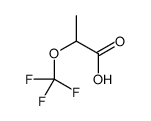 2-(Trifluoromethoxy)propanoic acid Structure