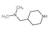 N,N-Dimethyl-1-piperidin-4-ylmethanamine structure