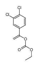 1-(3,4-dichlorophenyl)ethenyl ethyl carbonate结构式