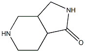 octahydro-1H-pyrrolo[3,4-c]pyridin-1-one Structure